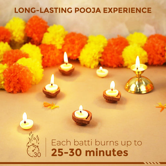 A2 Cow Ghee Diya Pack (200) - Rivyaa